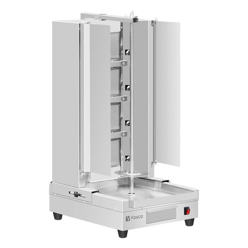 Vosco VKM-NG4R Alttan Motorlu 4 Radyanlı Döner Makinesi, Doğalgazlı - Görsel 3