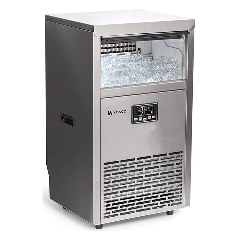 Vosco VSC-65/S Hazneli Küp Buz Makinesi, 65 kg/gün Kapasiteli - Görsel 2