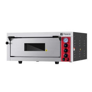 Vosco VWG-4T 25 cm 4 Pizza Kapasiteli Tek Katlı Pizza Fırını, Elektrikli