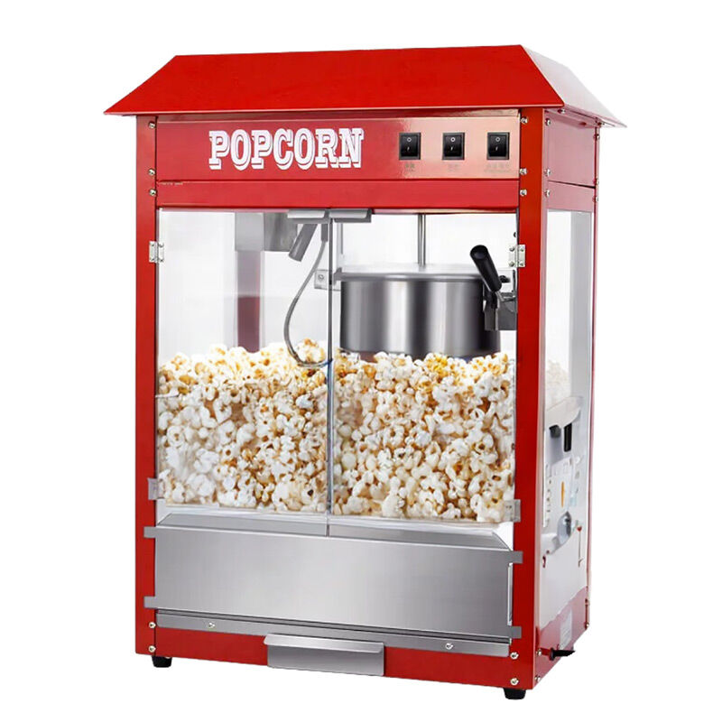 Vosco VZA-803 Set Üstü Otomatik Patlamış Mısır Makinesi, 51x35x68 cm