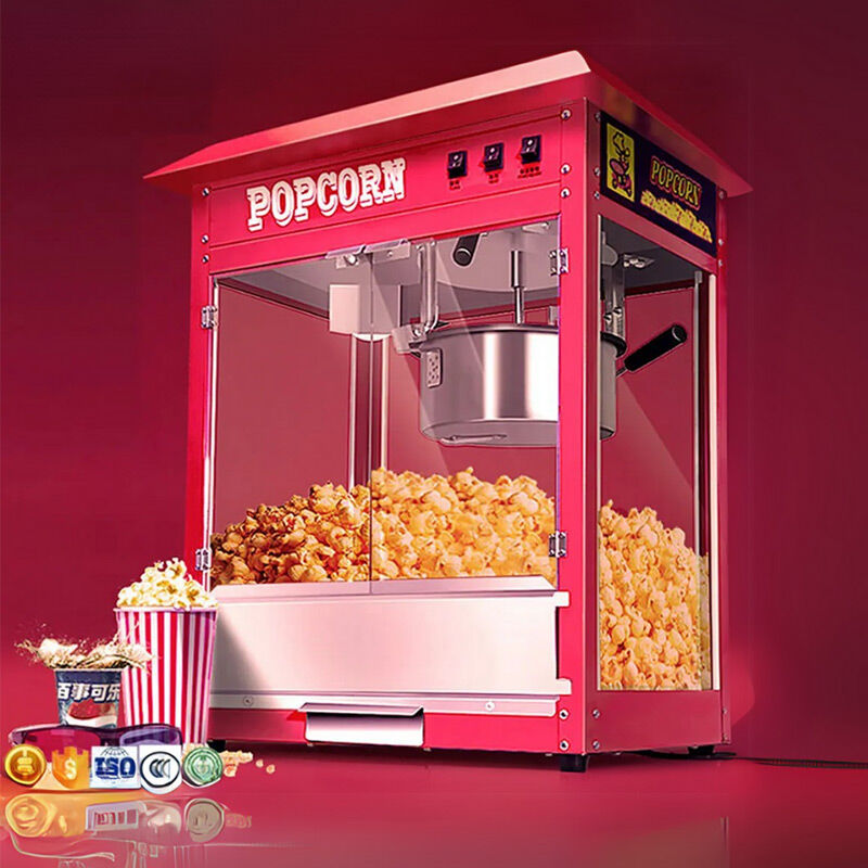 Vosco VZA-803 Set Üstü Otomatik Patlamış Mısır Makinesi, 51x35x68 cm - Görsel 4