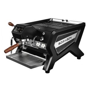Wendougee SDragon Solo Tam Otomatik Espresso Kahve Makinesi, 1 Guplu, Siyah
